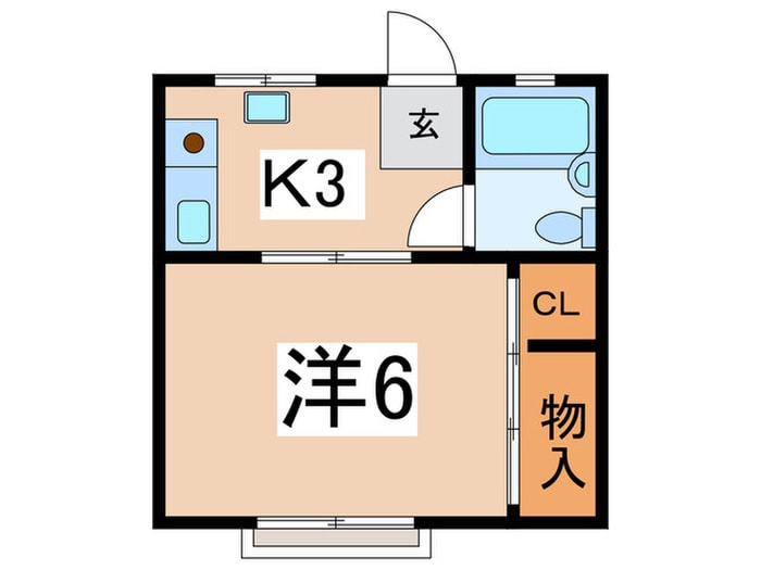 ハイムラポ－ルの物件間取画像