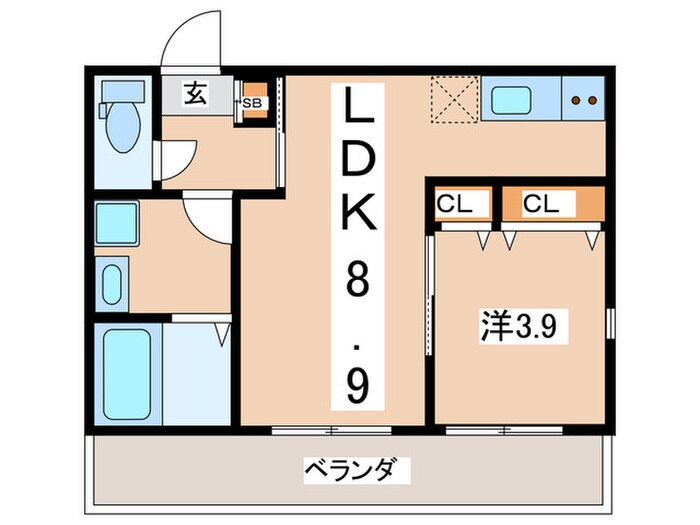 アークフォート杉田の物件間取画像