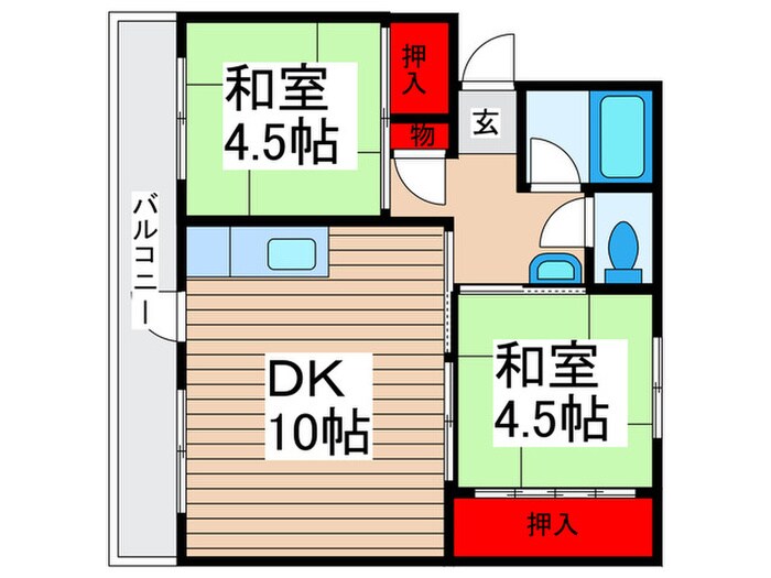 物件間取画像