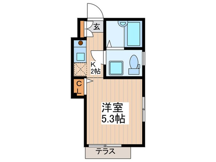 ハ－ベスト西荻の物件間取画像