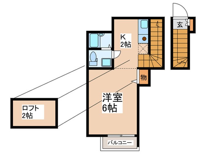 ハ－ベスト西荻の物件間取画像