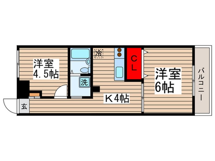 ＫＯＤＡヒルズ亀戸の物件間取画像