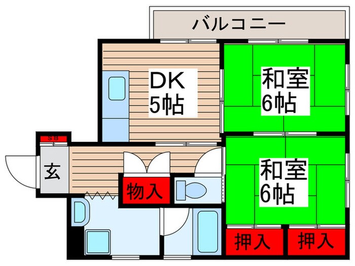 ア－バン臼倉ビルの物件間取画像