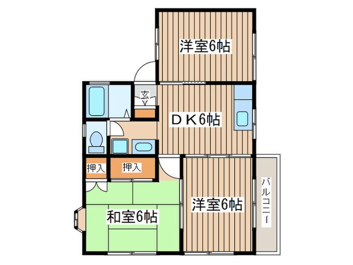 リンデンホーフの物件間取画像