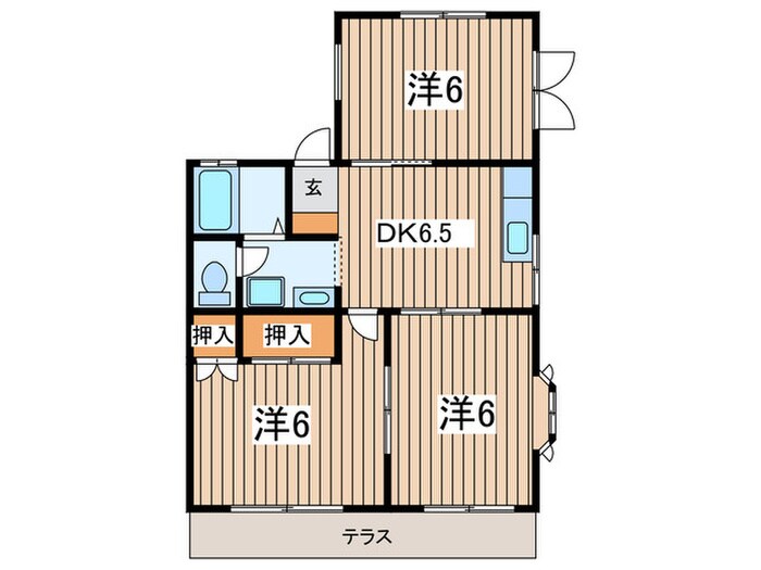 リンデンホーフの物件間取画像