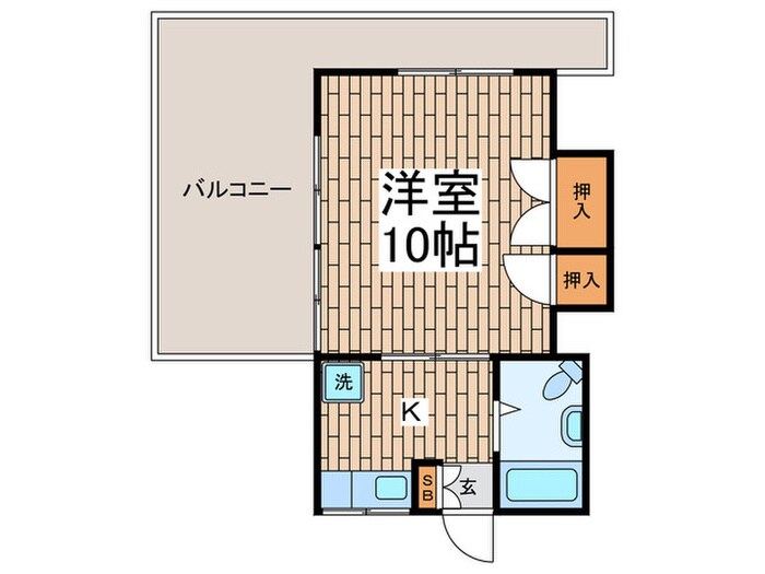 コ－ポ御殿山の物件間取画像