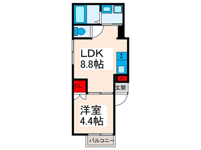 仮)メゾン1244の物件間取画像