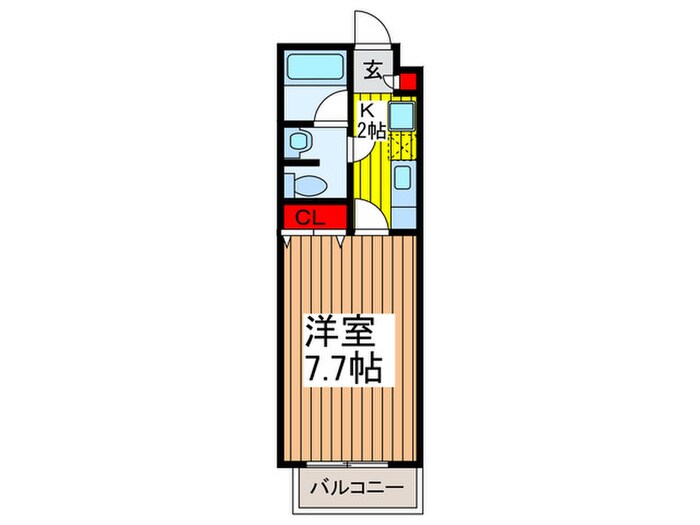 ＫＵ・ワコース大成Ｍの物件間取画像