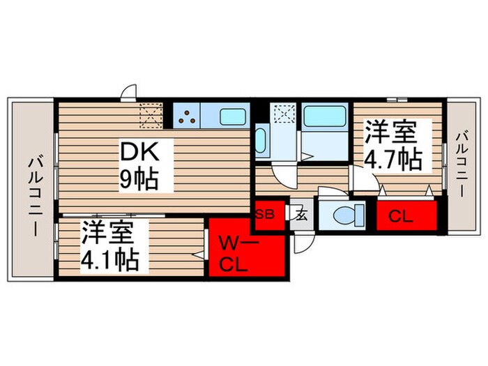 ルピナスの物件間取画像