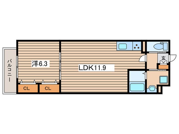 VILLA　DE　AUBE　Ⅶの物件間取画像