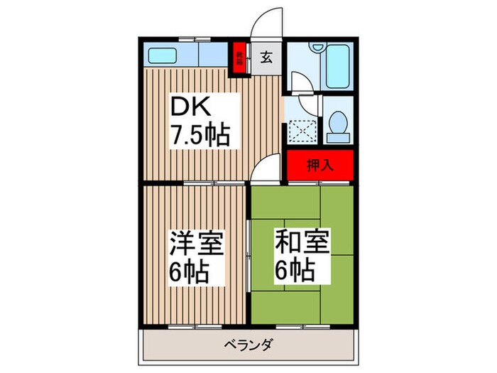物件間取画像
