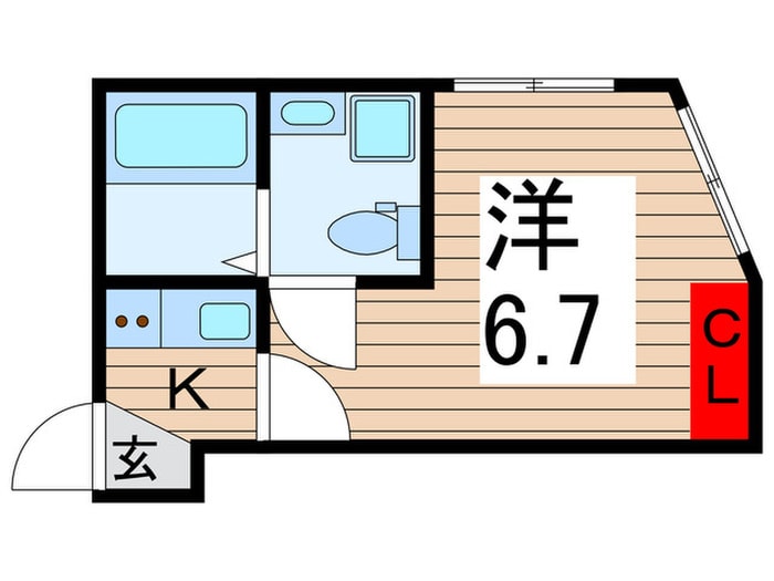 ブラントン梅島の物件間取画像