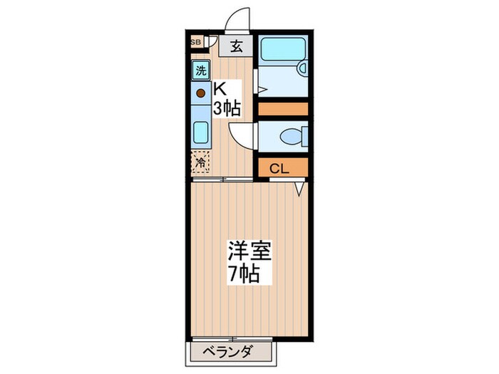 メゾン・ヴェルトの物件間取画像