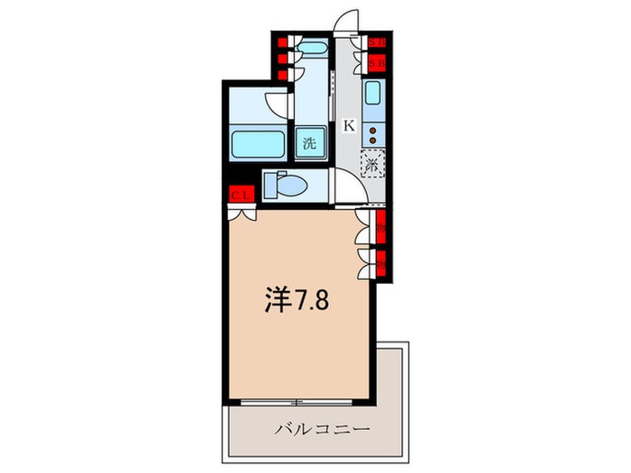 プライムメゾン板橋の物件間取画像