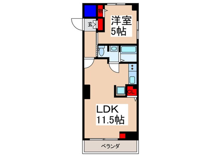 メゾンプレインズ Ａ棟の物件間取画像