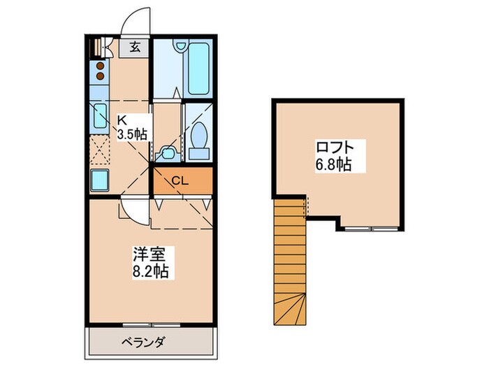 シャトレジョ－ジタウンの物件間取画像