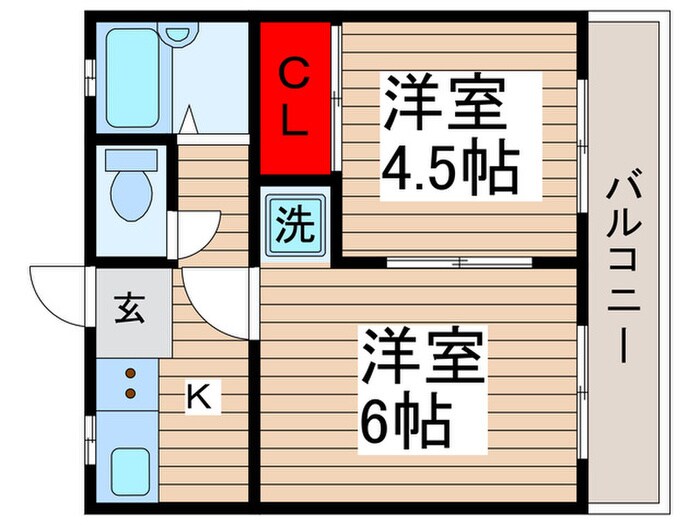 サンホープの物件間取画像