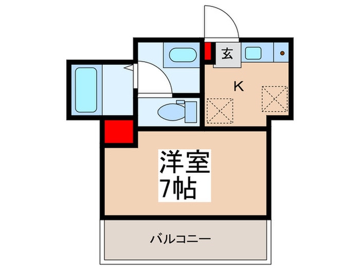 カフェル押上の物件間取画像