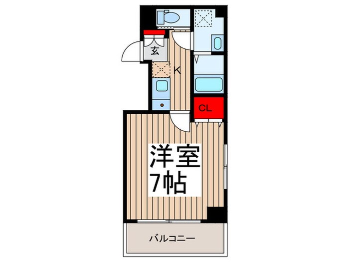 カフェル押上の物件間取画像