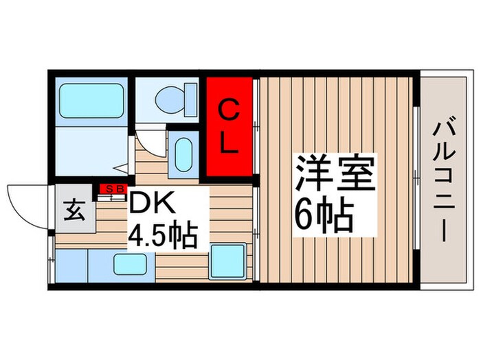 ハイツペガサスＡ棟の物件間取画像