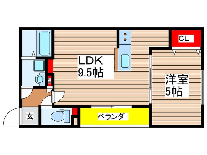 そりとる朝日ヶ丘の物件間取画像