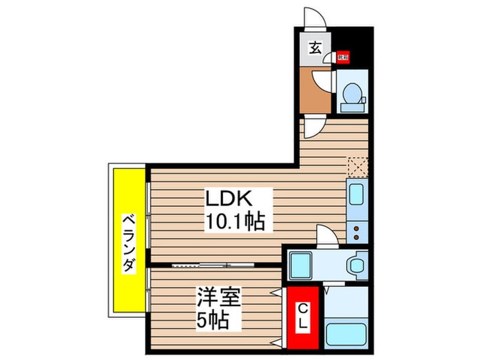 そりとる朝日ヶ丘の物件間取画像