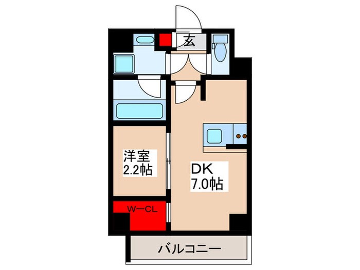 ラグゼナ錦糸町の物件間取画像