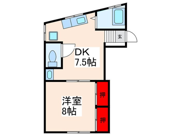 三澤ビルの物件間取画像