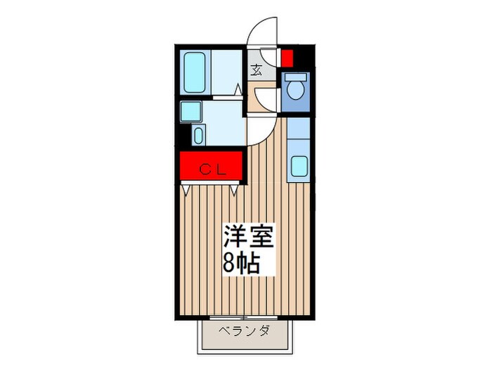 ミレーユの物件間取画像