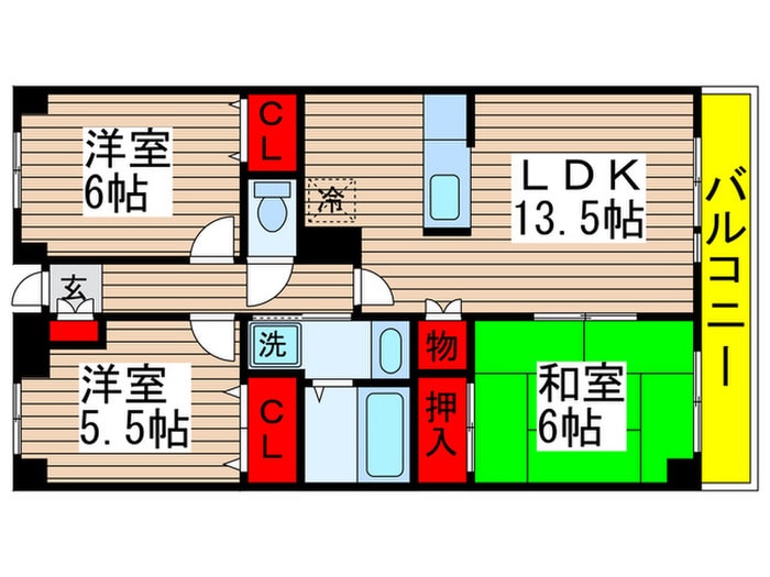 八千代ＴＹプラザ　Ａ棟の物件間取画像