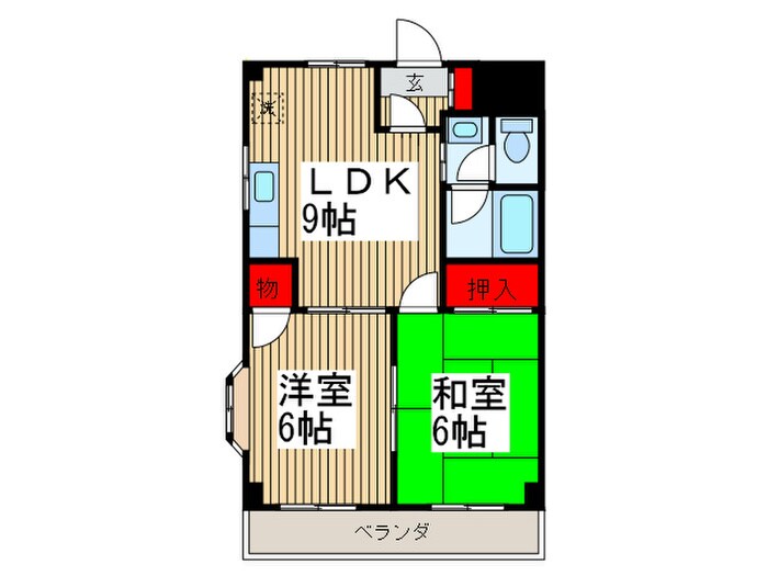 物件間取画像