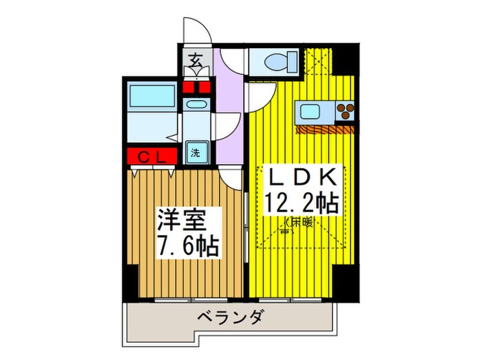 カトルセゾンの物件間取画像