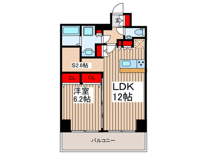 CASSIA押上桜橋の物件間取画像