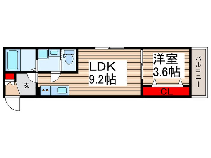 コンフォーティア八潮の物件間取画像