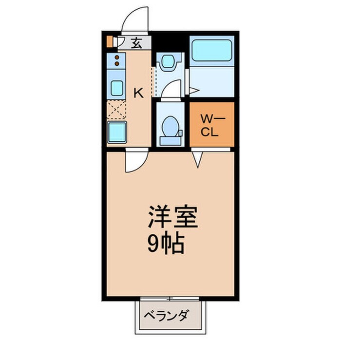 パラディスの物件間取画像