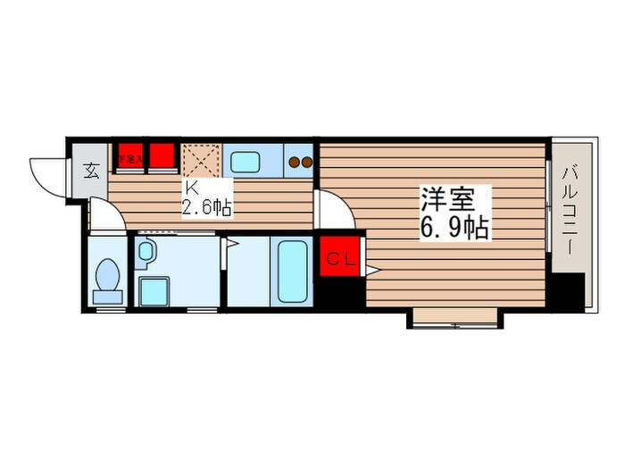 クレア－レの物件間取画像