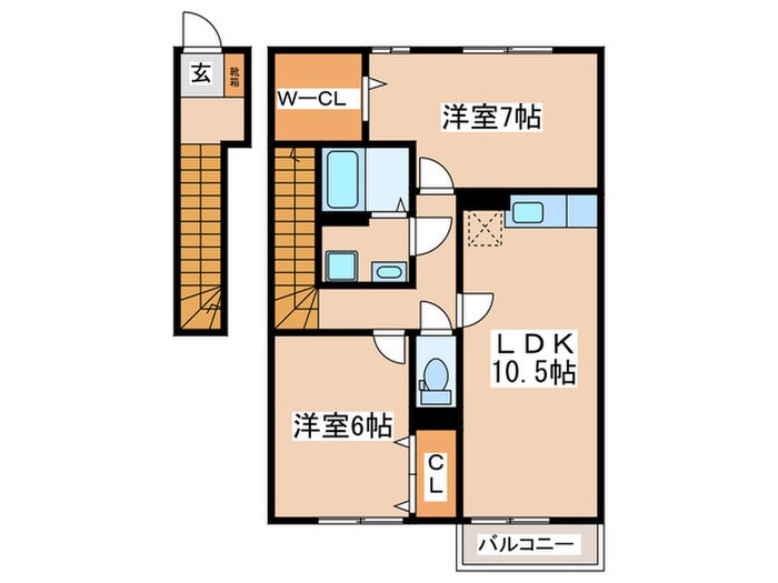 プレミ－ルの物件間取画像