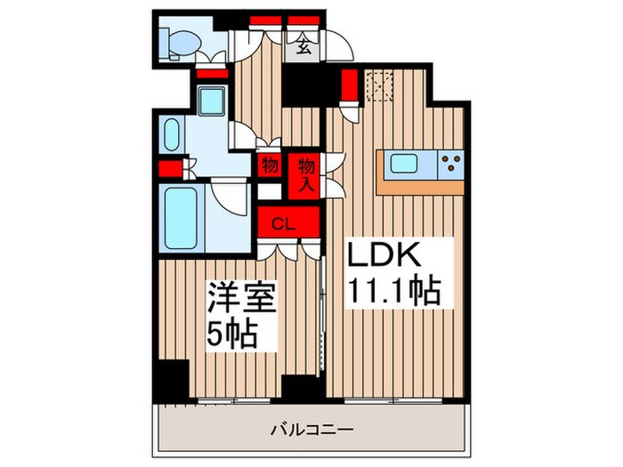 S-RESIDENCE 月島の物件間取画像