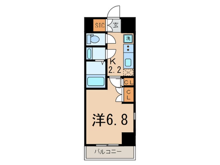 コンフォリア世田谷上馬の物件間取画像