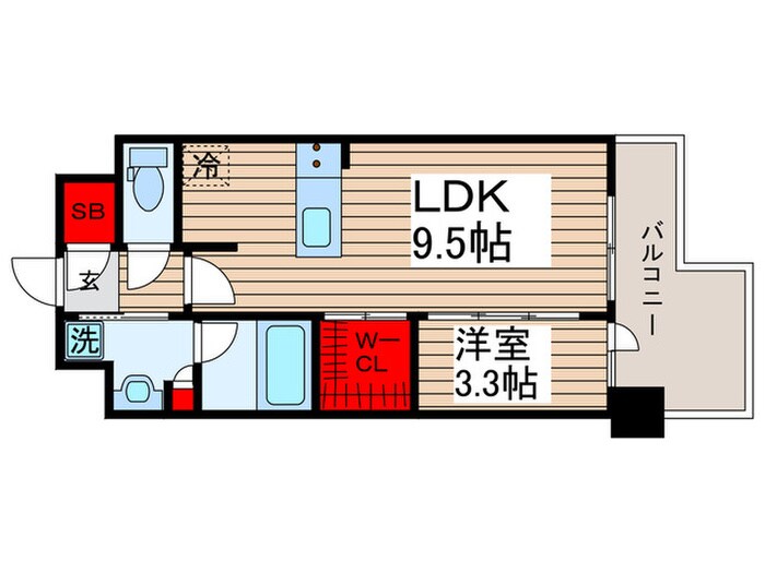 ﾙﾌｫﾝﾌﾟﾛｸﾞﾚ門前仲町ﾌﾟﾚﾐｱの物件間取画像