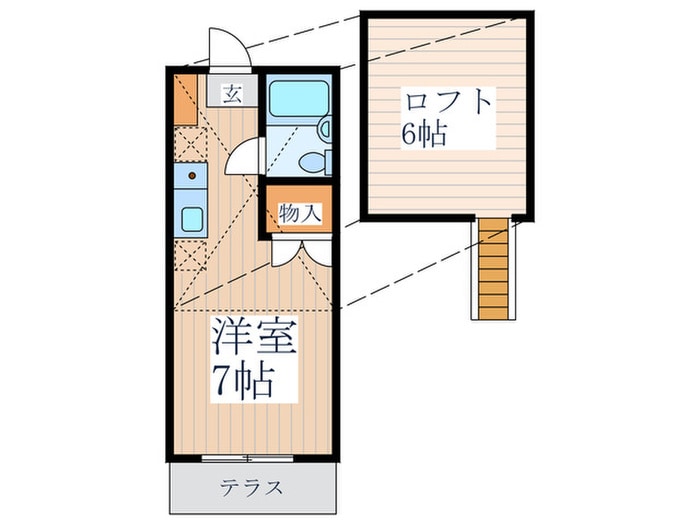 クオ－レむさし台の物件間取画像