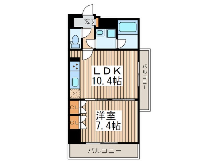 プレール・ドゥーク新宿WESTの物件間取画像