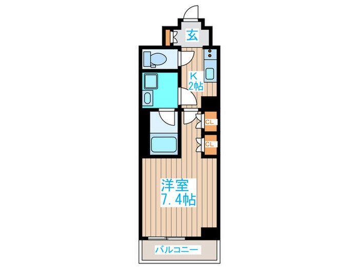 プレール・ドゥーク新宿WESTの物件間取画像