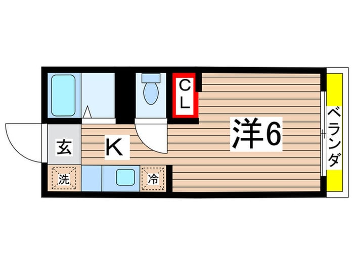 ヴェルデ・コウリンの物件間取画像