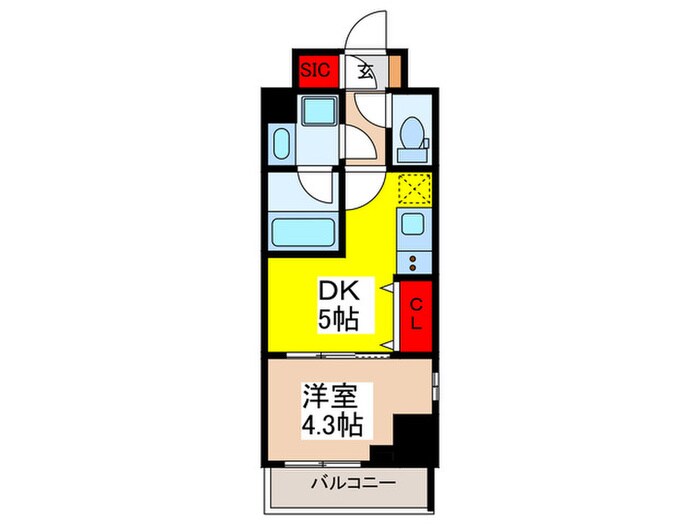 グランジット蔵前の物件間取画像