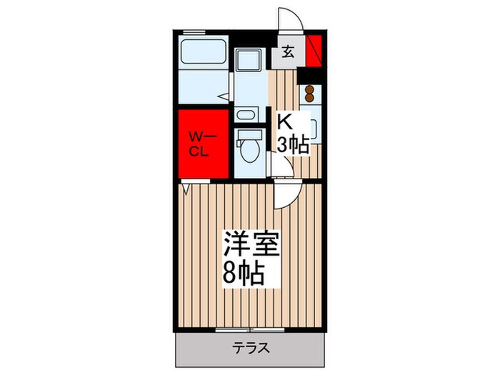 フォンティ－ヌの物件間取画像