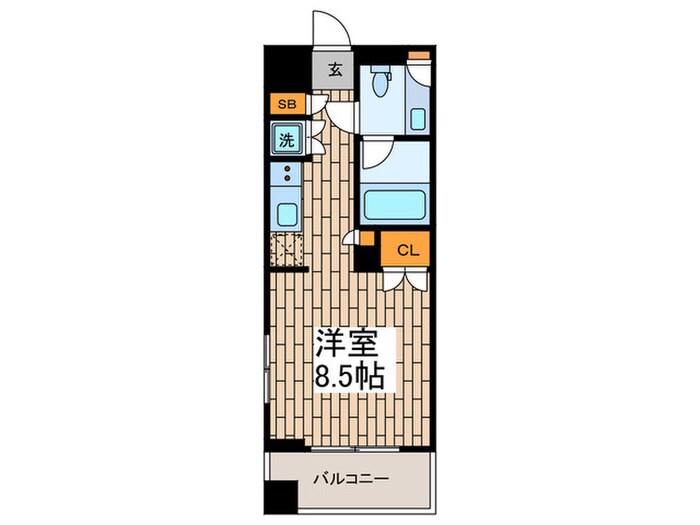 コンフォリア大森DEUXの物件間取画像