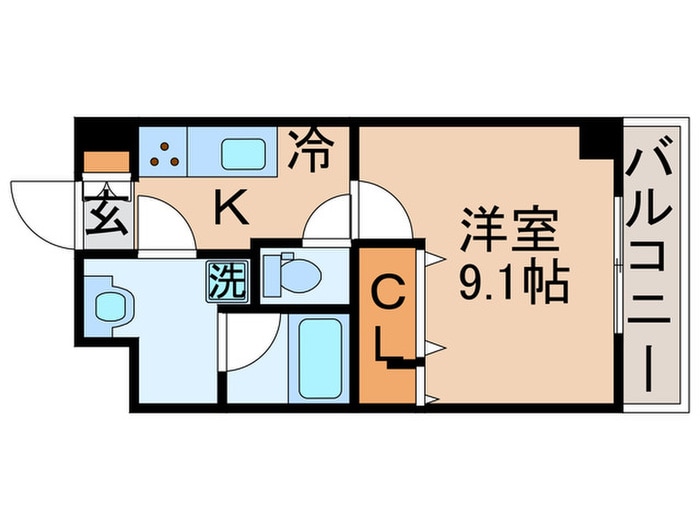 月島リバーサイドハイツの物件間取画像