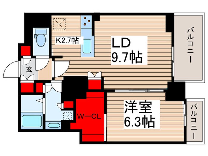 ドゥーエ亀戸の物件間取画像