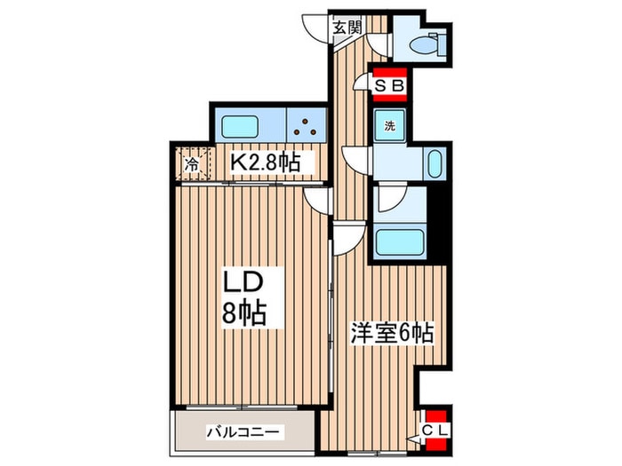 PREMIUM CUBE両国DEUXの物件間取画像